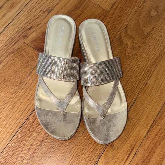 Kenneth Cole Reaction Shoes - Kenneth Cole Reaction Gold Sandals